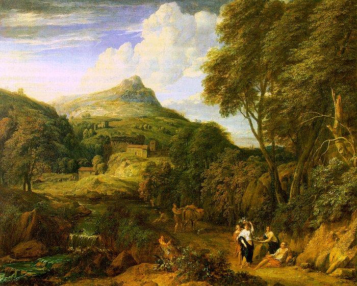 Corneille Huysmans Mountainous Landscape Sweden oil painting art